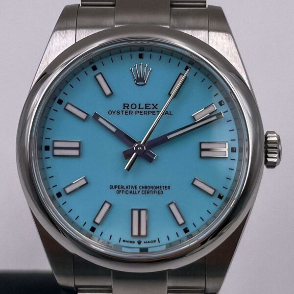 Rolex Oyster Perpetual 41mm Ref.124300 Quadrante Tiffany