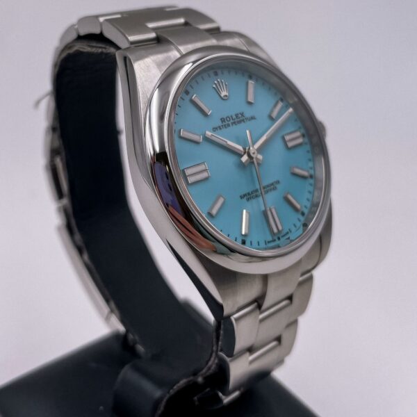 Rolex Oyster Perpetual 41mm Ref.124300 Quadrante Tiffany - immagine 2