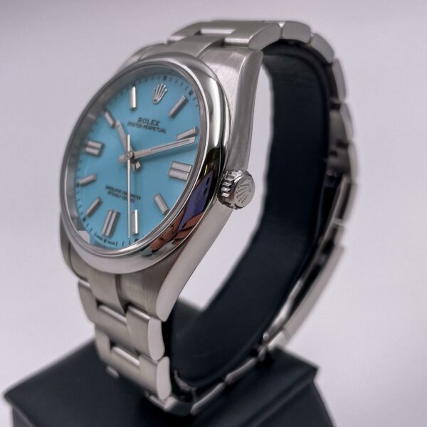 Rolex Oyster Perpetual 41mm Ref.124300 Quadrante Tiffany - immagine 3