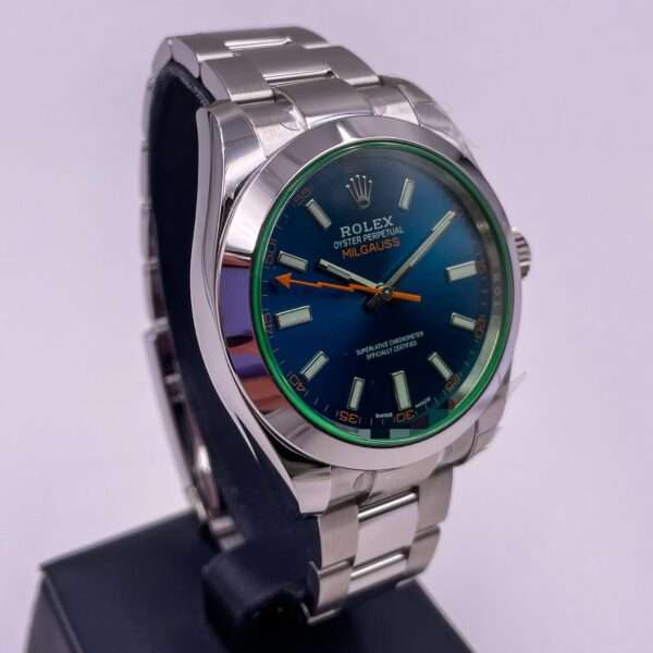 Rolex Milgauss Ref.116400GV Quadrante Blu - immagine 2