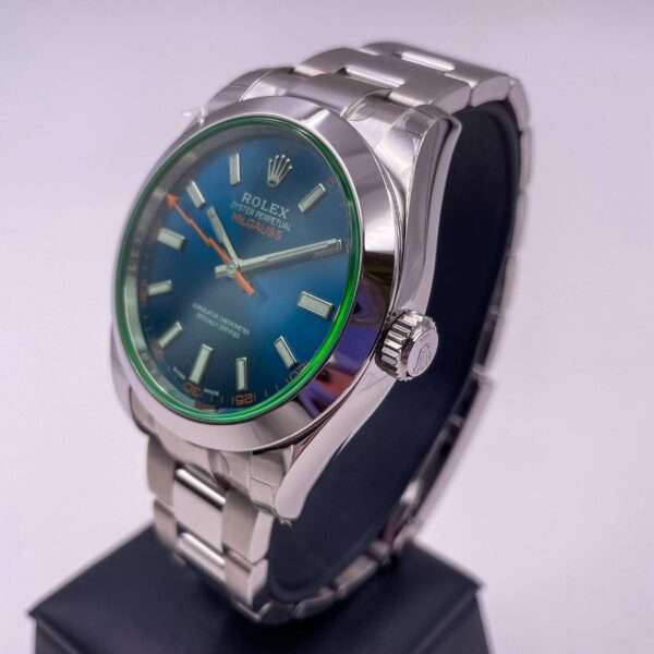 Rolex Milgauss Ref.116400GV Quadrante Blu - immagine 3