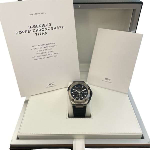 IWC Ingenieur Double Chrono Titanio Ref. IW386503 - immagine 8