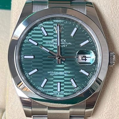 Rolex Datejust 41mm Green Motif Ref.126300