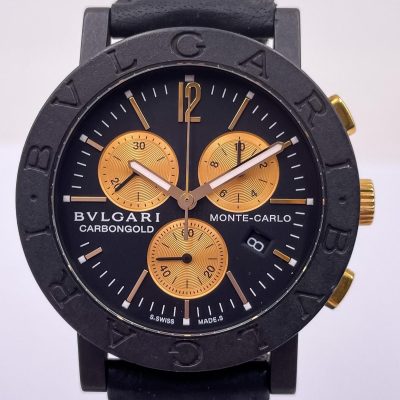 Bulgari Carbongold Monte-Carlo Ref. BB 38 CL CH