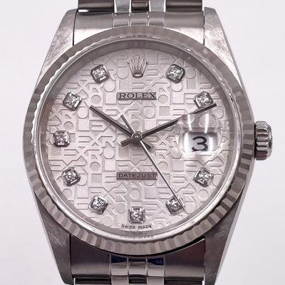 Rolex Datejust 36 Ref.16234G Quadrante Diamanti