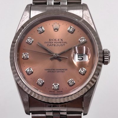 Rolex Datejust 36 Ref.16234G Quadrante Diamanti