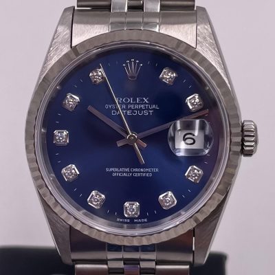 Rolex Datejust 36 Ref.16234G Quadrante Diamanti