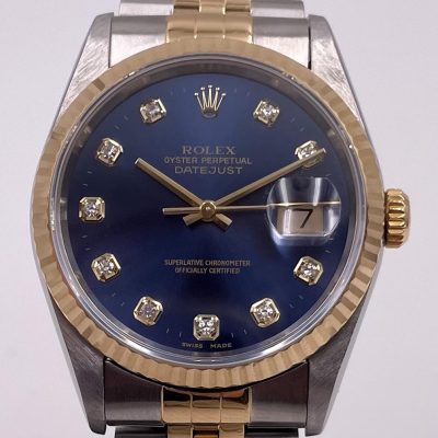 Rolex Datejust 36 Ref.16233G Quadrante Diamanti