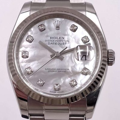 Rolex Datejust 36 Ref.116234 Quadrante  Madreperla e Diamanti