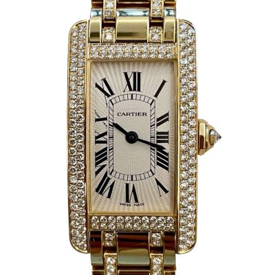 Cartier Tank Americano Con Diamanti Ref.2482