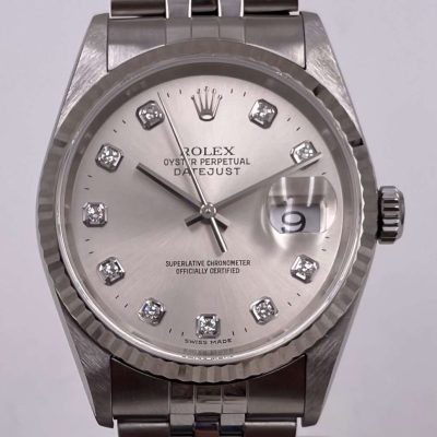 Rolex Datejust 36 Ref.16234G Quadrante Diamanti